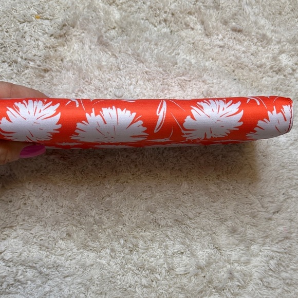 NWT Kate Spade Orange Jae Wild Blossom Large Continental Zip Around Wallet - Picture 3 of 10